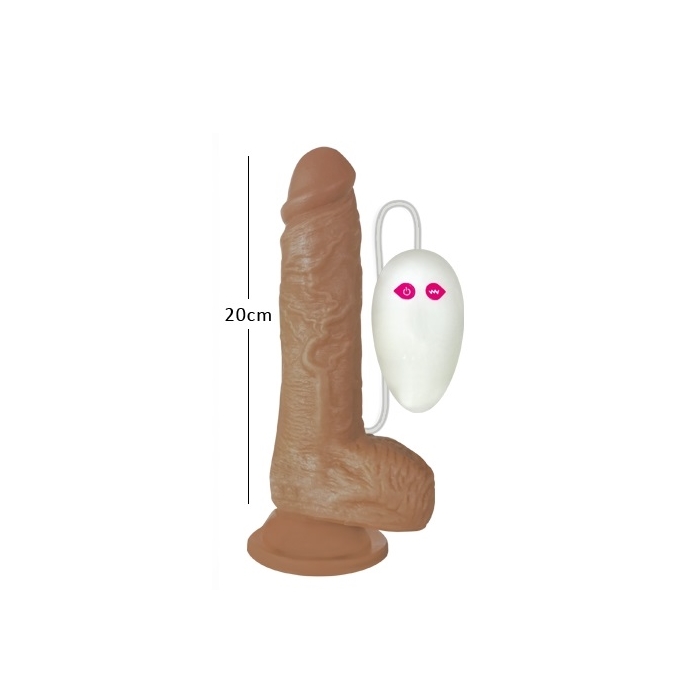 20 cm şarjlı dildo