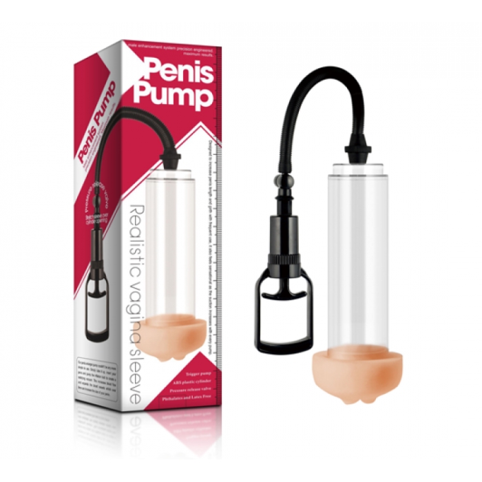Vajina başlıklı penis pompası