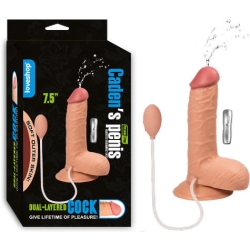  Sıvı fışkırtmalı titreşimli dildo